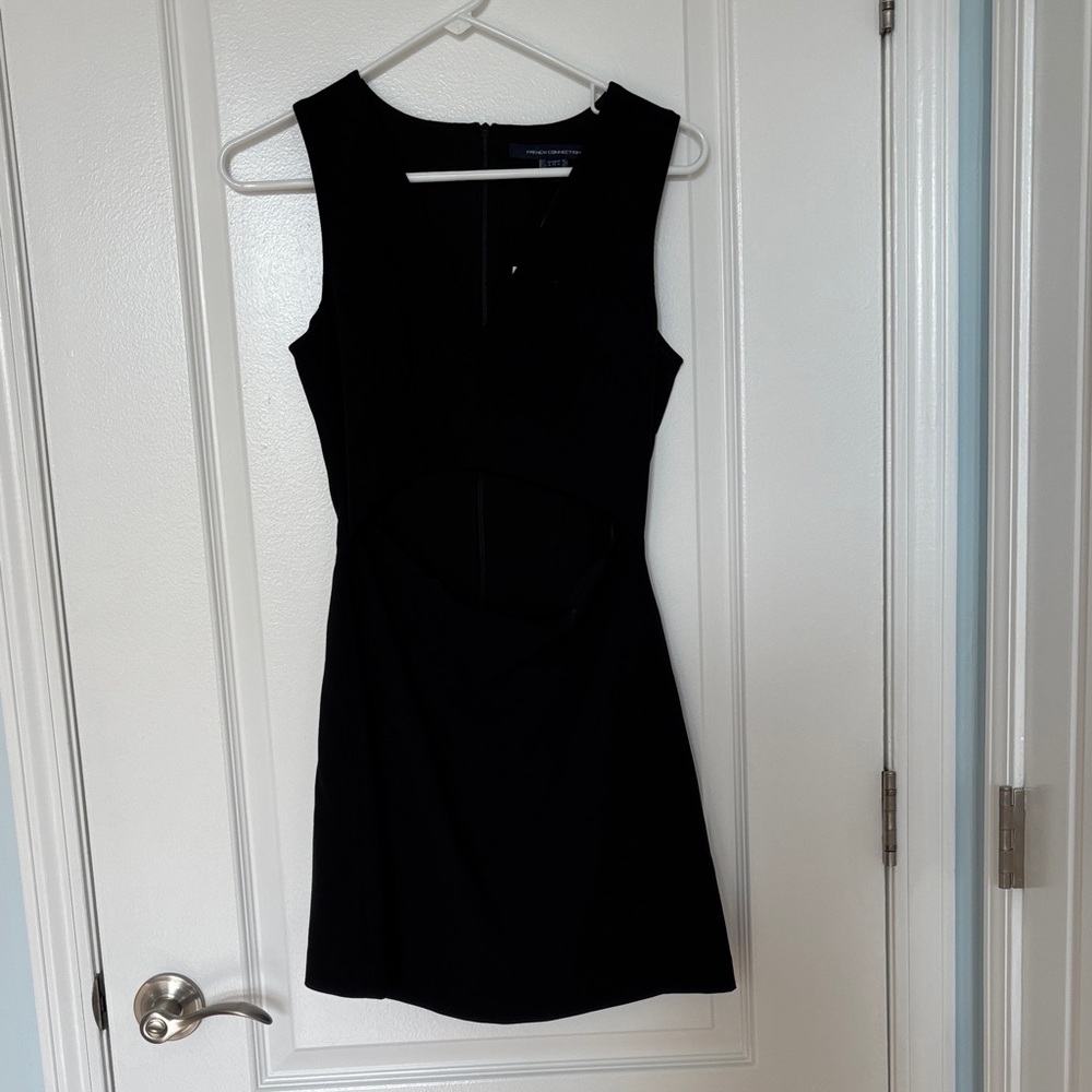 French Connection Elegant Black Sleeveless Dress